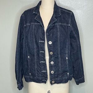 Ashley Stewart, Shiny Jean jacket